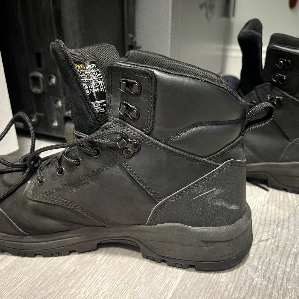 Keen Black Utility Boots